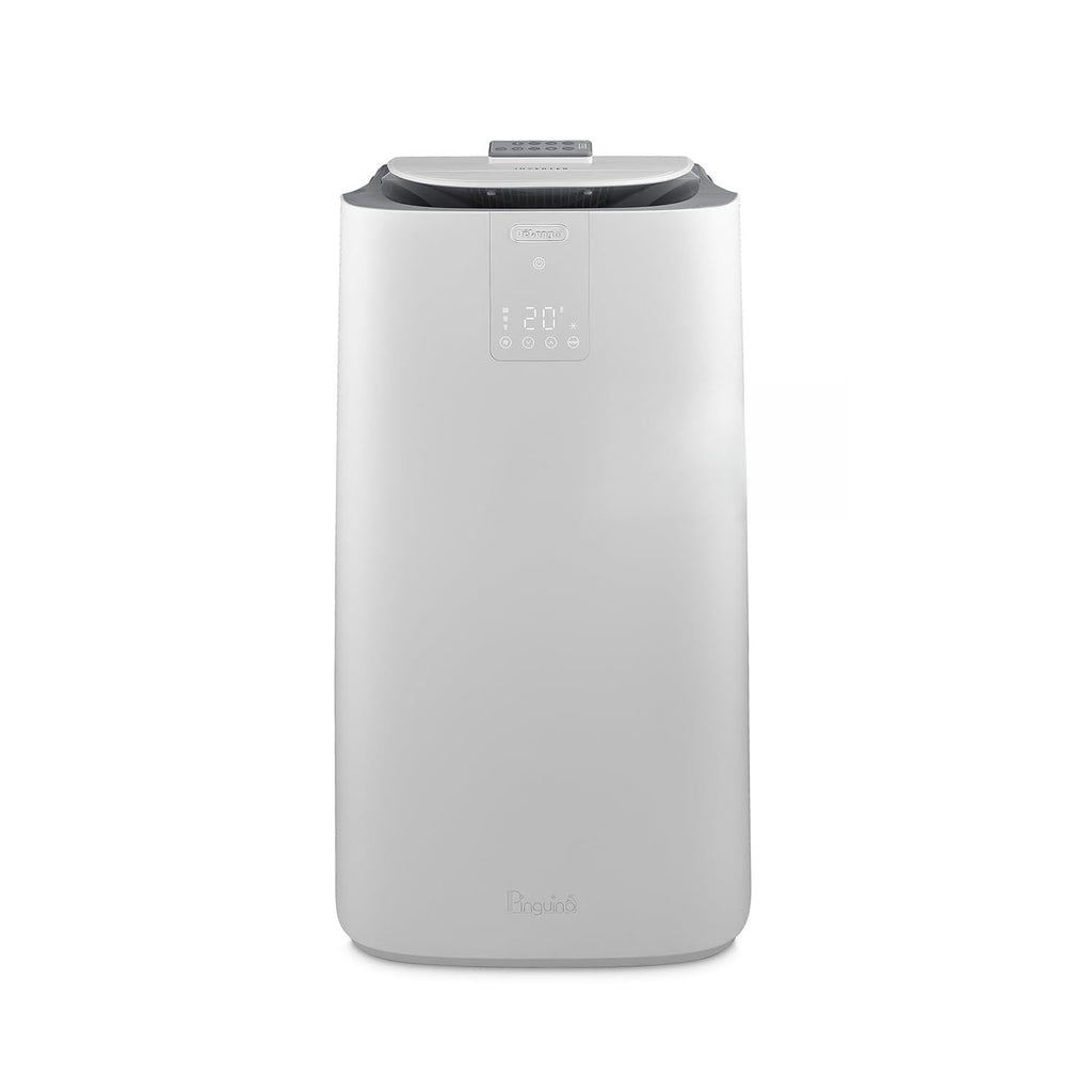 De'Longhi Pinguino GentleJet PAC AP98 mobile Klimaanlage, leise & tragbar, 11.500 BTU/h, für Räume bis zu 100m³, Entfeuchter, R290, A+, 24 H Timer, Fernbedienung, 2.7kW, Klimagerät, Weiß