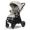 my junior® PLIA² | großer Komfortbuggy mit Luftkammerreifen, Einhand-Faltmechanismus, einstellbare Federung, XXL-Einkaufskorb & -Verdeck, Belüftung, inkl. Getränkehalter + Tragegurt (Desert Bloom)