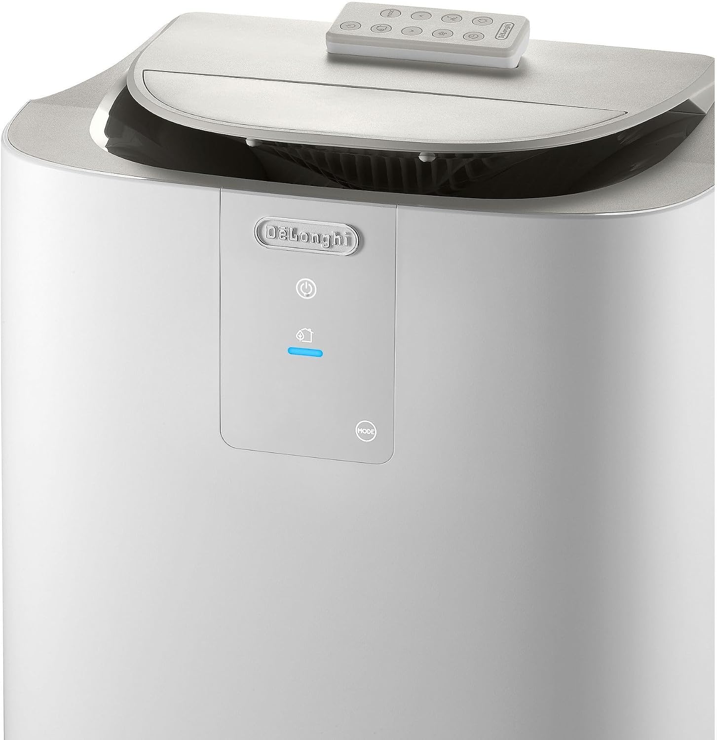 De'Longhi Pinguino GentleJet PAC AP98 mobile Klimaanlage, leise & tragbar, 11.500 BTU/h, für Räume bis zu 100m³, Entfeuchter, R290, A+, 24 H Timer, Fernbedienung, 2.7kW, Klimagerät, Weiß